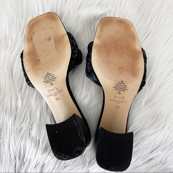 Marc Fisher braided slide sandals - Picture 3 of 5